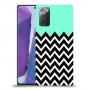 פסים במנטה כיסוי מגן קשיח מעוצב ל Samsung Galaxy Note20 יחידה אחת סקרין מובייל