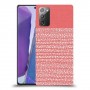 נקודות לבנות בורוד כיסוי מגן קשיח מעוצב ל Samsung Galaxy Note20 יחידה אחת סקרין מובייל
