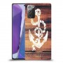 עוגן מעץ כיסוי מגן קשיח מעוצב ל Samsung Galaxy Note20 יחידה אחת סקרין מובייל