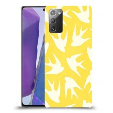 צהוב ציפור החיים כיסוי מגן קשיח מעוצב ל Samsung Galaxy Note20 יחידה אחת סקרין מובייל