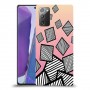 זאברה ריבועים כיסוי מגן קשיח מעוצב ל Samsung Galaxy Note20 יחידה אחת סקרין מובייל