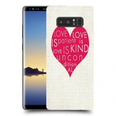 אהבה היא אדיבה כיסוי מגן קשיח מעוצב ל Samsung Galaxy Note8 יחידה אחת סקרין מובייל