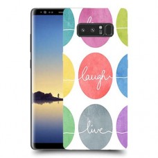 אהבה צחוק חיים כיסוי מגן קשיח מעוצב ל Samsung Galaxy Note8 יחידה אחת סקרין מובייל
