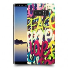 אהבת שלום כיסוי מגן קשיח מעוצב ל Samsung Galaxy Note8 יחידה אחת סקרין מובייל