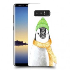 פינגווין בקור כיסוי מגן קשיח מעוצב ל Samsung Galaxy Note8 יחידה אחת סקרין מובייל