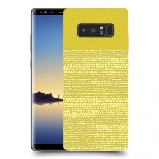 נקודות לבנות בצהוב כיסוי מגן קשיח מעוצב ל Samsung Galaxy Note8 יחידה אחת סקרין מובייל