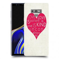 אהבה היא אדיבה כיסוי מגן קשיח מעוצב ל Samsung Galaxy Note9 יחידה אחת סקרין מובייל
