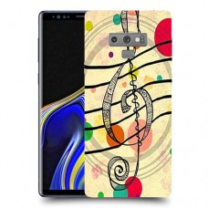 מוסיקה היא החיים שלי כיסוי מגן קשיח מעוצב ל Samsung Galaxy Note9 יחידה אחת סקרין מובייל