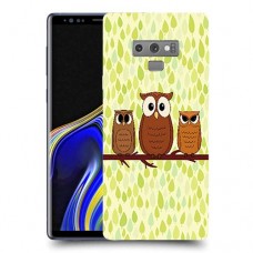 משפחת ינשוף כיסוי מגן קשיח מעוצב ל Samsung Galaxy Note9 יחידה אחת סקרין מובייל