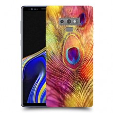 נוצת טווס כיסוי מגן קשיח מעוצב ל Samsung Galaxy Note9 יחידה אחת סקרין מובייל