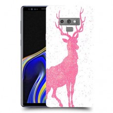 צבי ורוד כיסוי מגן קשיח מעוצב ל Samsung Galaxy Note9 יחידה אחת סקרין מובייל