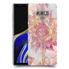 חמניות מוזרה סגולה כיסוי מגן קשיח מעוצב ל Samsung Galaxy Note9 יחידה אחת סקרין מובייל