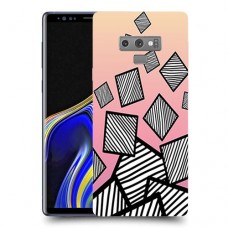 זאברה ריבועים כיסוי מגן קשיח מעוצב ל Samsung Galaxy Note9 יחידה אחת סקרין מובייל