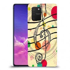 מוסיקה היא החיים שלי כיסוי מגן קשיח מעוצב ל Samsung Galaxy S10 Lite יחידה אחת סקרין מובייל