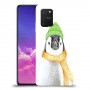פינגווין בקור כיסוי מגן קשיח מעוצב ל Samsung Galaxy S10 Lite יחידה אחת סקרין מובייל