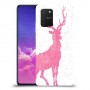 צבי ורוד כיסוי מגן קשיח מעוצב ל Samsung Galaxy S10 Lite יחידה אחת סקרין מובייל
