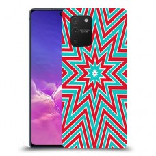 צבעי שלג כיסוי מגן קשיח מעוצב ל Samsung Galaxy S10 Lite יחידה אחת סקרין מובייל