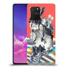 ארנבון מוזר כיסוי מגן קשיח מעוצב ל Samsung Galaxy S10 Lite יחידה אחת סקרין מובייל