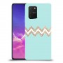 פסים בירוק כיסוי מגן קשיח מעוצב ל Samsung Galaxy S10 Lite יחידה אחת סקרין מובייל