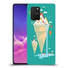 גלידה סאני כיסוי מגן קשיח מעוצב ל Samsung Galaxy S10 Lite יחידה אחת סקרין מובייל