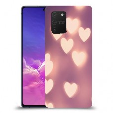 לבבות מעורפלים בחום כיסוי מגן קשיח מעוצב ל Samsung Galaxy S10 Lite יחידה אחת סקרין מובייל