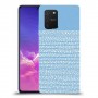 נקודות לבנות בכחול כיסוי מגן קשיח מעוצב ל Samsung Galaxy S10 Lite יחידה אחת סקרין מובייל