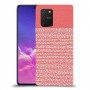 נקודות לבנות בורוד כיסוי מגן קשיח מעוצב ל Samsung Galaxy S10 Lite יחידה אחת סקרין מובייל
