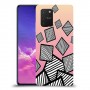 זאברה ריבועים כיסוי מגן קשיח מעוצב ל Samsung Galaxy S10 Lite יחידה אחת סקרין מובייל