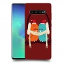 זוג יונים כיסוי מגן קשיח מעוצב ל Samsung Galaxy S10+ יחידה אחת סקרין מובייל