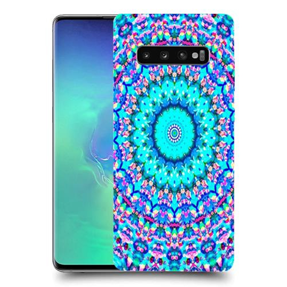 מנדלה בצבע כיסוי מגן קשיח מעוצב ל Samsung Galaxy S10+ יחידה אחת סקרין מובייל