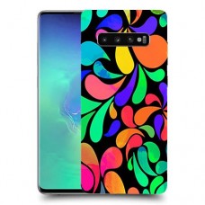 ניאון ורנזס כיסוי מגן קשיח מעוצב ל Samsung Galaxy S10+ יחידה אחת סקרין מובייל