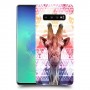 ג'ירפה נחמד כיסוי מגן קשיח מעוצב ל Samsung Galaxy S10+ יחידה אחת סקרין מובייל