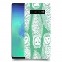 ינשופים על ירוק כיסוי מגן קשיח מעוצב ל Samsung Galaxy S10+ יחידה אחת סקרין מובייל