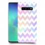 גיאומטריה פסטל כיסוי מגן קשיח מעוצב ל Samsung Galaxy S10+ יחידה אחת סקרין מובייל
