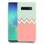 ורוד ירוק כיסוי מגן קשיח מעוצב ל Samsung Galaxy S10+ יחידה אחת סקרין מובייל