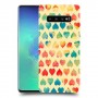 לבבות קשת כיסוי מגן קשיח מעוצב ל Samsung Galaxy S10+ יחידה אחת סקרין מובייל
