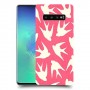 החיים האדומים כיסוי מגן קשיח מעוצב ל Samsung Galaxy S10+ יחידה אחת סקרין מובייל