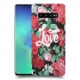 רוז אהבה כיסוי מגן קשיח מעוצב ל Samsung Galaxy S10+ יחידה אחת סקרין מובייל