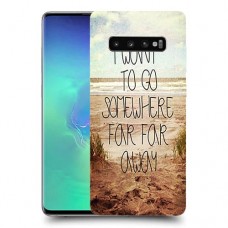 במקום רחוק רחוק כיסוי מגן קשיח מעוצב ל Samsung Galaxy S10+ יחידה אחת סקרין מובייל