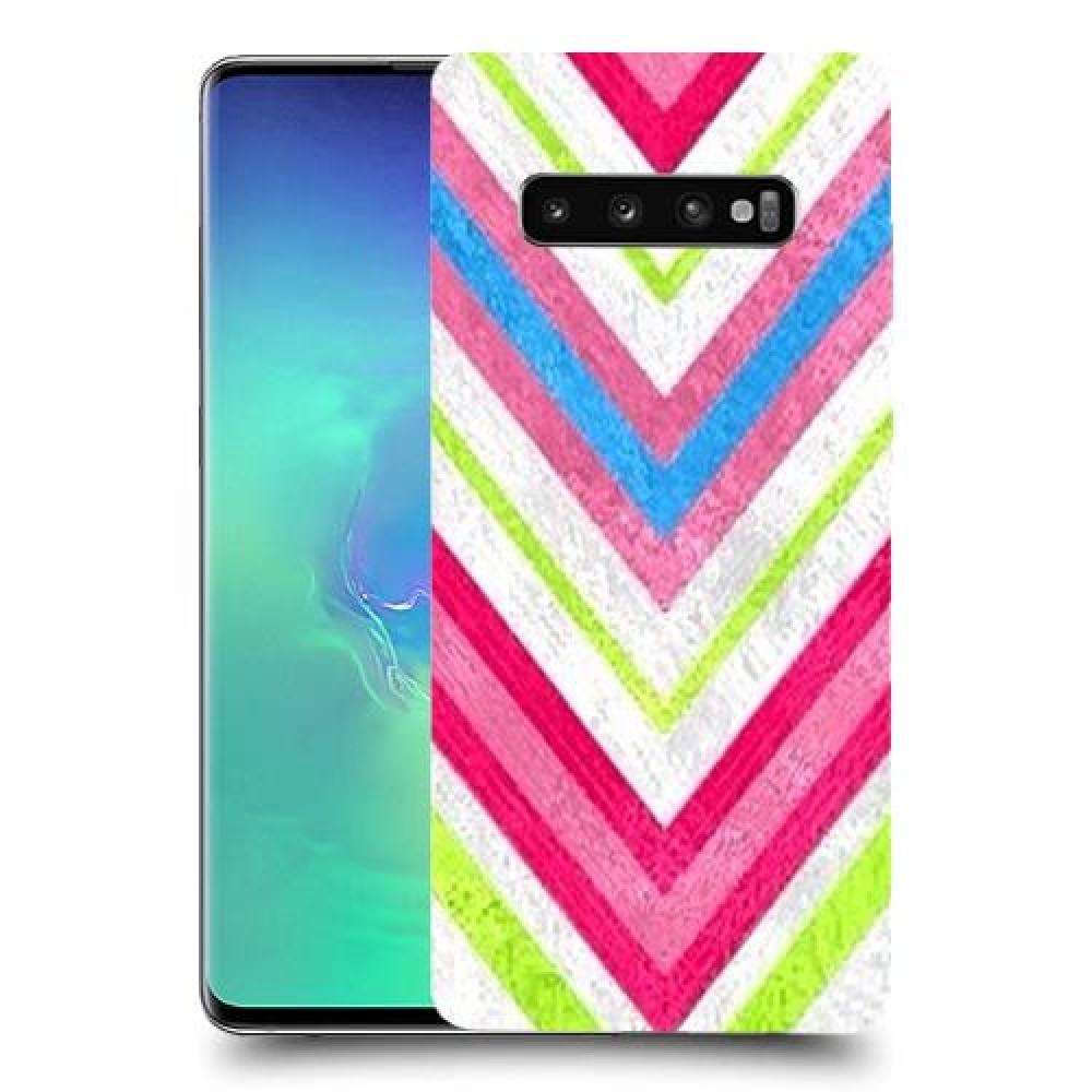 צבעים חשופים כיסוי מגן קשיח מעוצב ל Samsung Galaxy S10+ יחידה אחת סקרין מובייל
