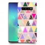 משולש הנאה כיסוי מגן קשיח מעוצב ל Samsung Galaxy S10+ יחידה אחת סקרין מובייל