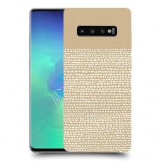 נקודות לבנות כיסוי מגן קשיח מעוצב ל Samsung Galaxy S10+ יחידה אחת סקרין מובייל