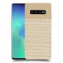 נקודות לבנות כיסוי מגן קשיח מעוצב ל Samsung Galaxy S10+ יחידה אחת סקרין מובייל