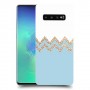 לבן כחול כיסוי מגן קשיח מעוצב ל Samsung Galaxy S10+ יחידה אחת סקרין מובייל