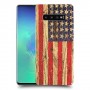 עץ ארצות הברית כיסוי מגן קשיח מעוצב ל Samsung Galaxy S10+ יחידה אחת סקרין מובייל