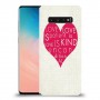 אהבה היא אדיבה כיסוי מגן קשיח מעוצב ל Samsung Galaxy S10 יחידה אחת סקרין מובייל