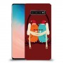 זוג יונים כיסוי מגן קשיח מעוצב ל Samsung Galaxy S10 יחידה אחת סקרין מובייל