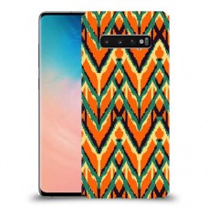 כתום Egometry כיסוי מגן קשיח מעוצב ל Samsung Galaxy S10 יחידה אחת סקרין מובייל