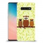 משפחת ינשוף כיסוי מגן קשיח מעוצב ל Samsung Galaxy S10 יחידה אחת סקרין מובייל
