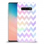 גיאומטריה פסטל כיסוי מגן קשיח מעוצב ל Samsung Galaxy S10 יחידה אחת סקרין מובייל